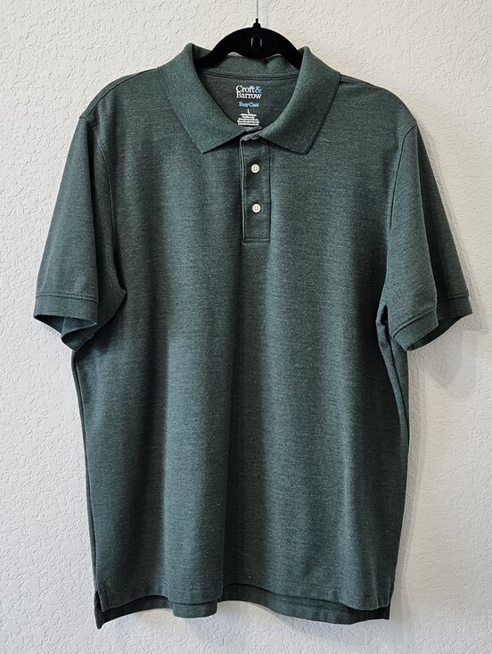 croft & barrow Other - croft & barrow Dark Green Short-Sleeve Polo